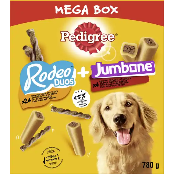 Mega Box Snacks mit Rodeo Duos & Jumbone Riesenknochen