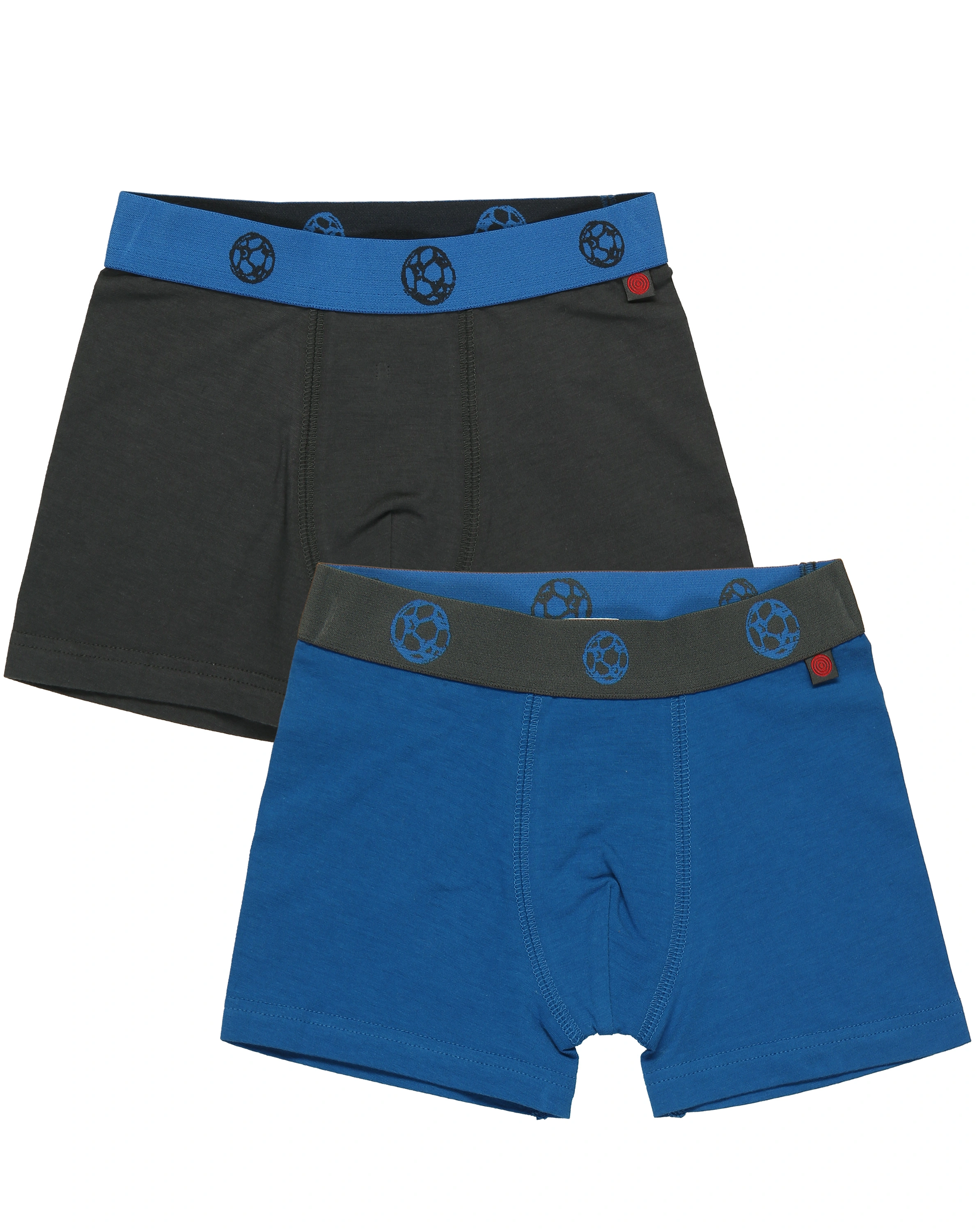 Boxershorts FUßBALL 2er-Pack in blue snorkel