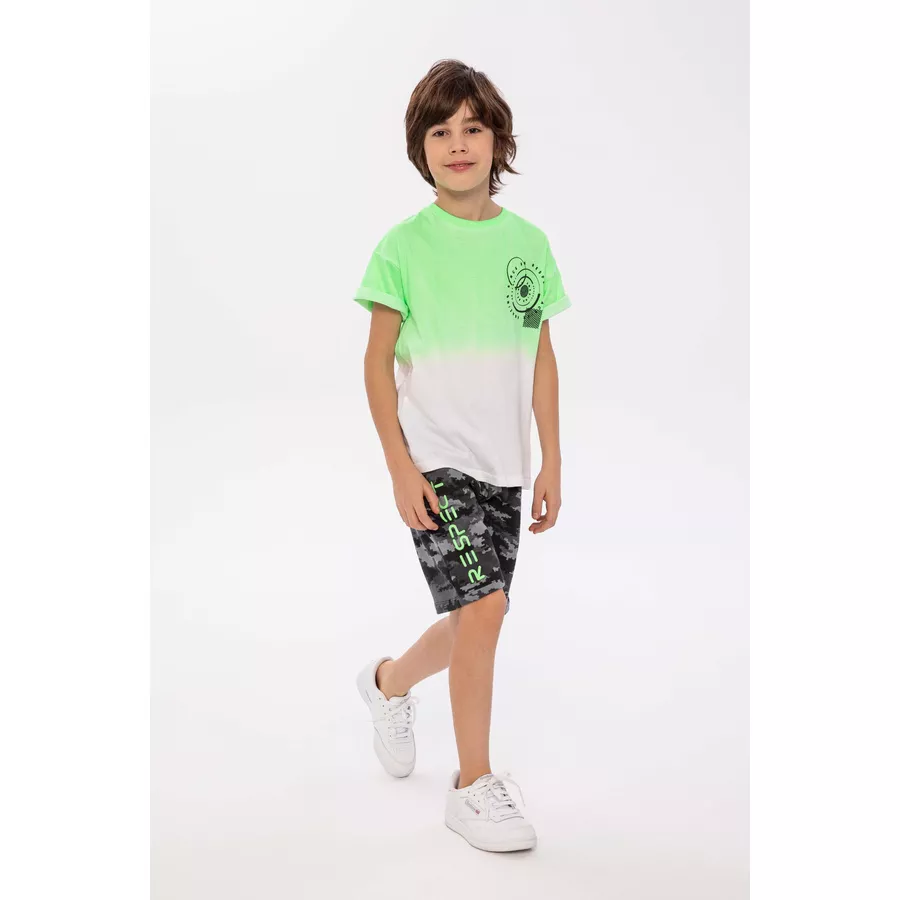 MINOTI Shorts Respect SchwarzGrau