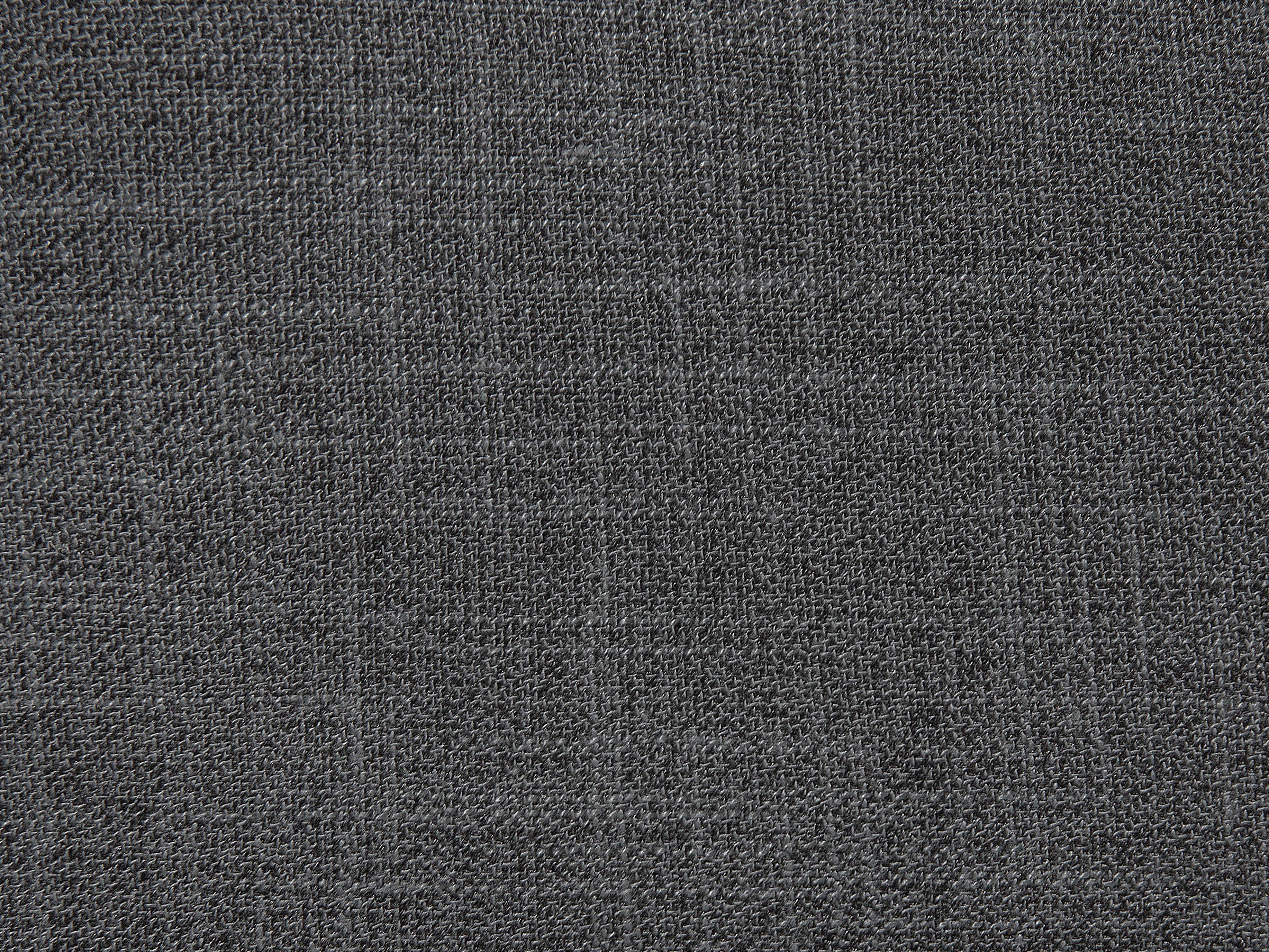 Bed Stof VALBONNE 160 x 200 cm Donkergrijs