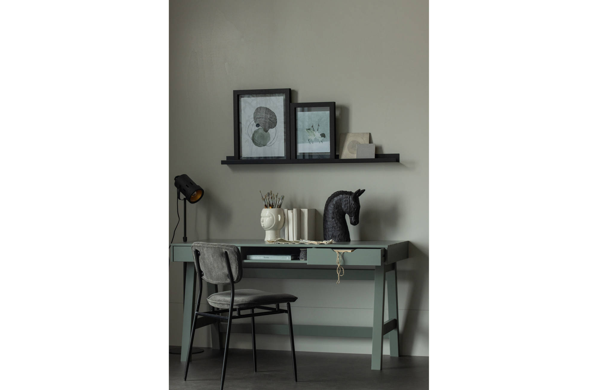 WOOOD bureau Nikki grenen [fsc] Wit