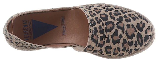 VERBENAS Espadrille  Strandschuh, Sommerschuh, Loafer im trendigen Animal-Look