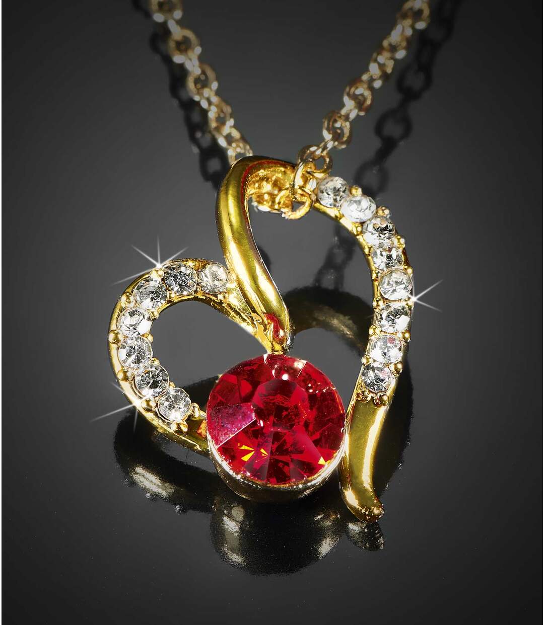 Collier Cœur de Cristal