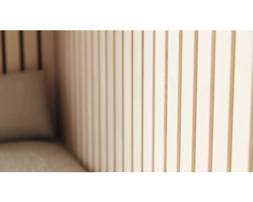 Fjordwall akoestisch paneel LUX eiken 2400 x 600 x 20 mm
