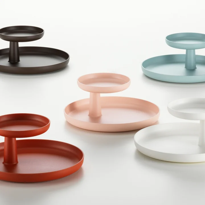 Vitra - Rotary Tray, zartrosé