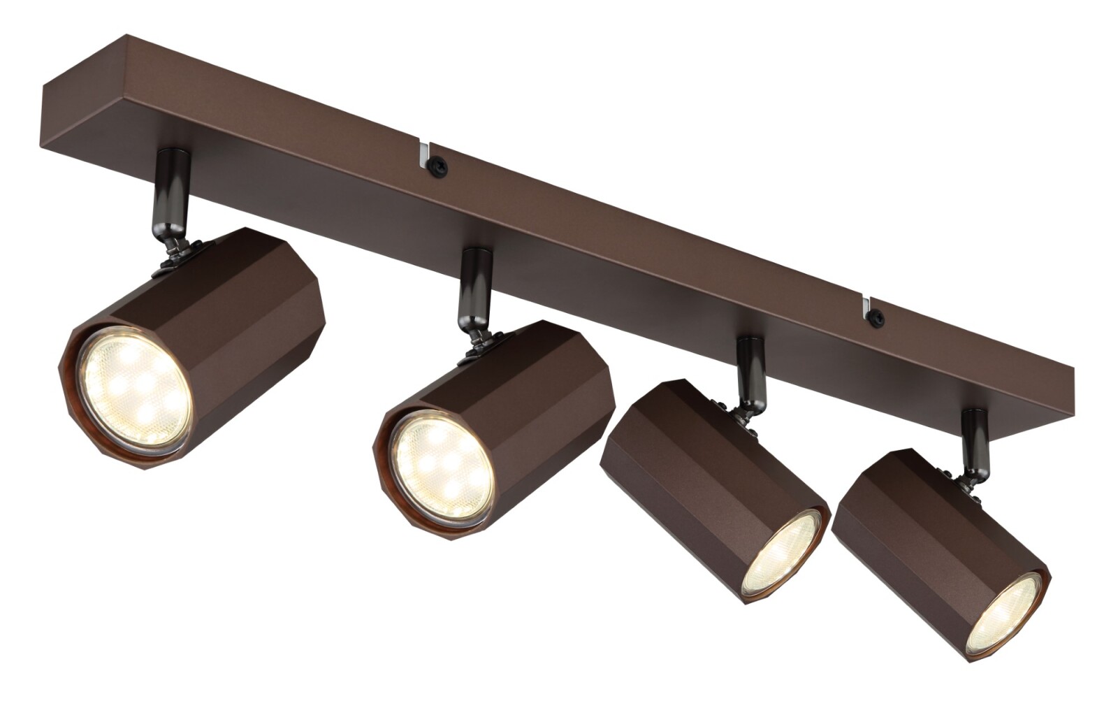 LED-Strahler - bronze matt - 4-flammig