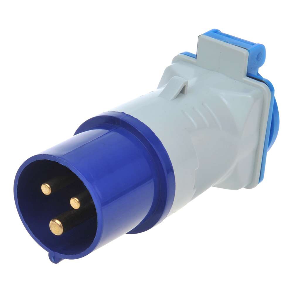 PAT Adapter Kupplung von CEE nach Schuko Steckdose