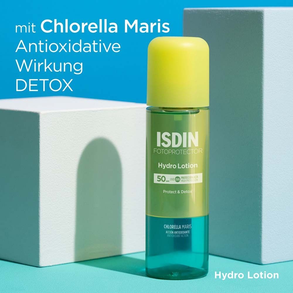 Fotoprotector ISDIN HydroLotion LSF 50 wasserfester Sonnenschutz für empfindliche Haut