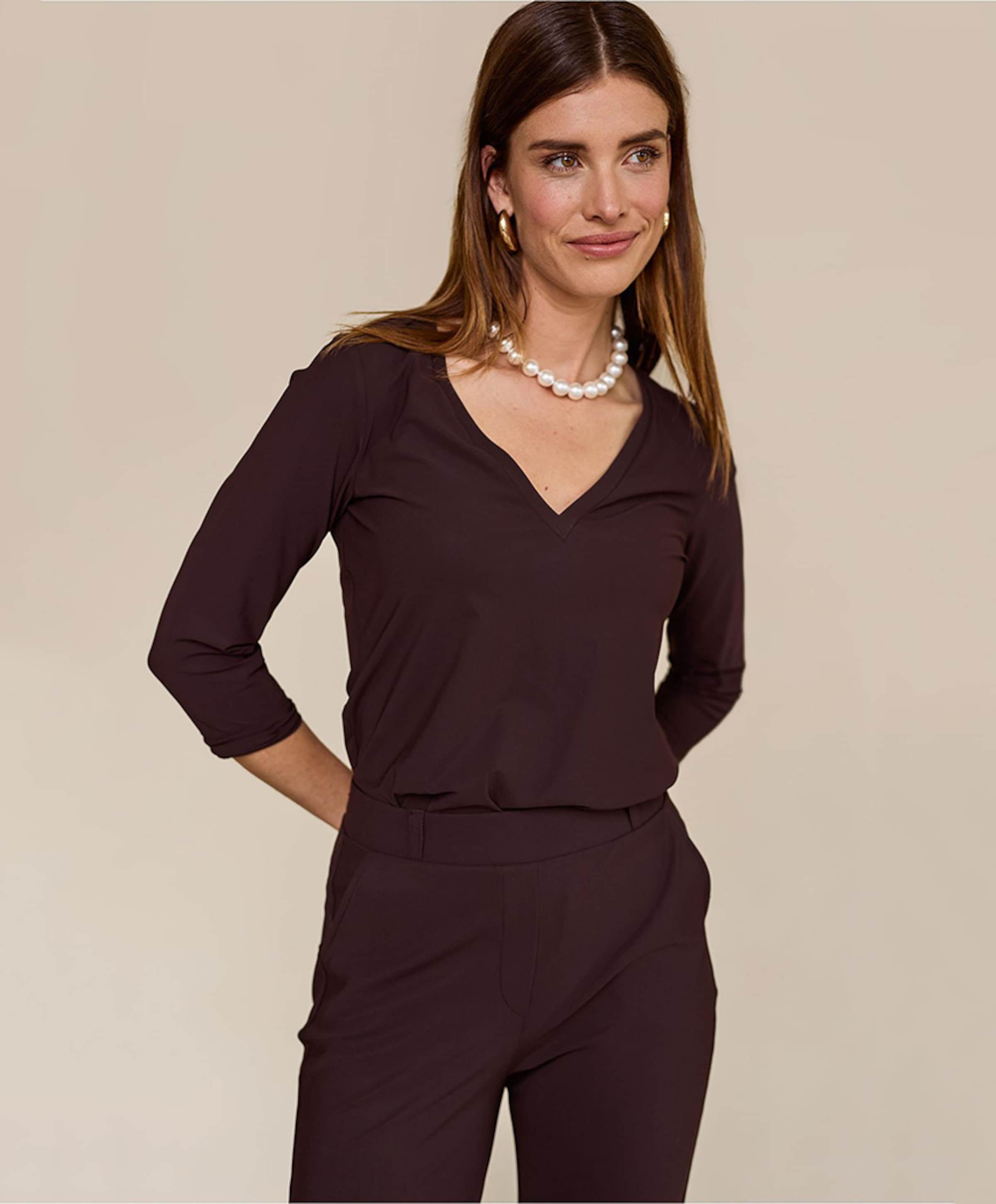 Studio Anneloes Dames longsleeve bruin