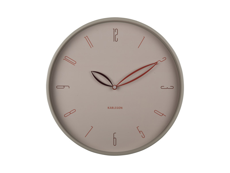 Wall Clock Petals KA6012BL Misty blue