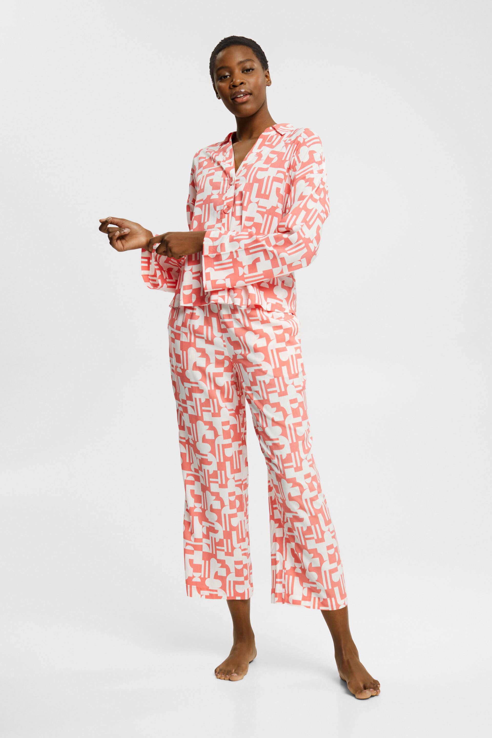 Pyjama imprimé en viscose LENZING™ ECOVERO™