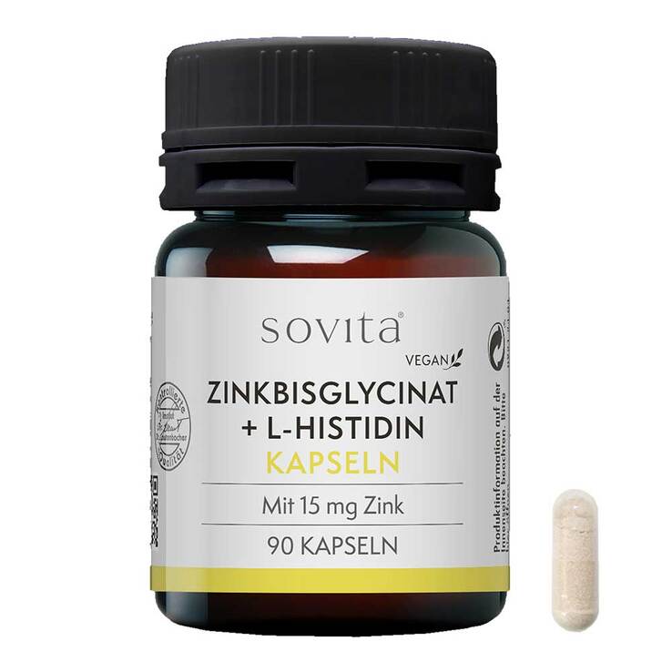 Sovita Zinkbisglycinat + L-Histidin Kapseln, 90 St