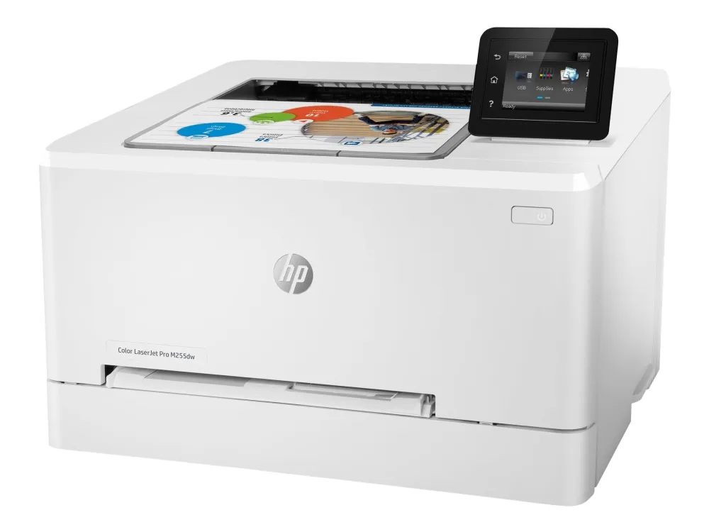 HP Color LaserJet Pro M255dw - Printer - farve - Duplex - laser - A4/Legal - 600 x 600 dpi - op til 21 spm (mono) / op til 21 spm (farve) - kapacitet: 250 ark - USB 2.0, LAN, Wi-Fi(n), USB vært