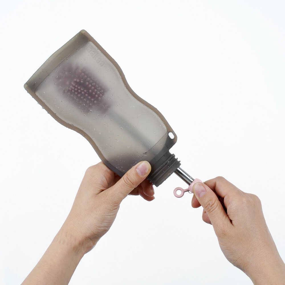 Haakaa Schoonmaak Borstelset Blush3 stuks