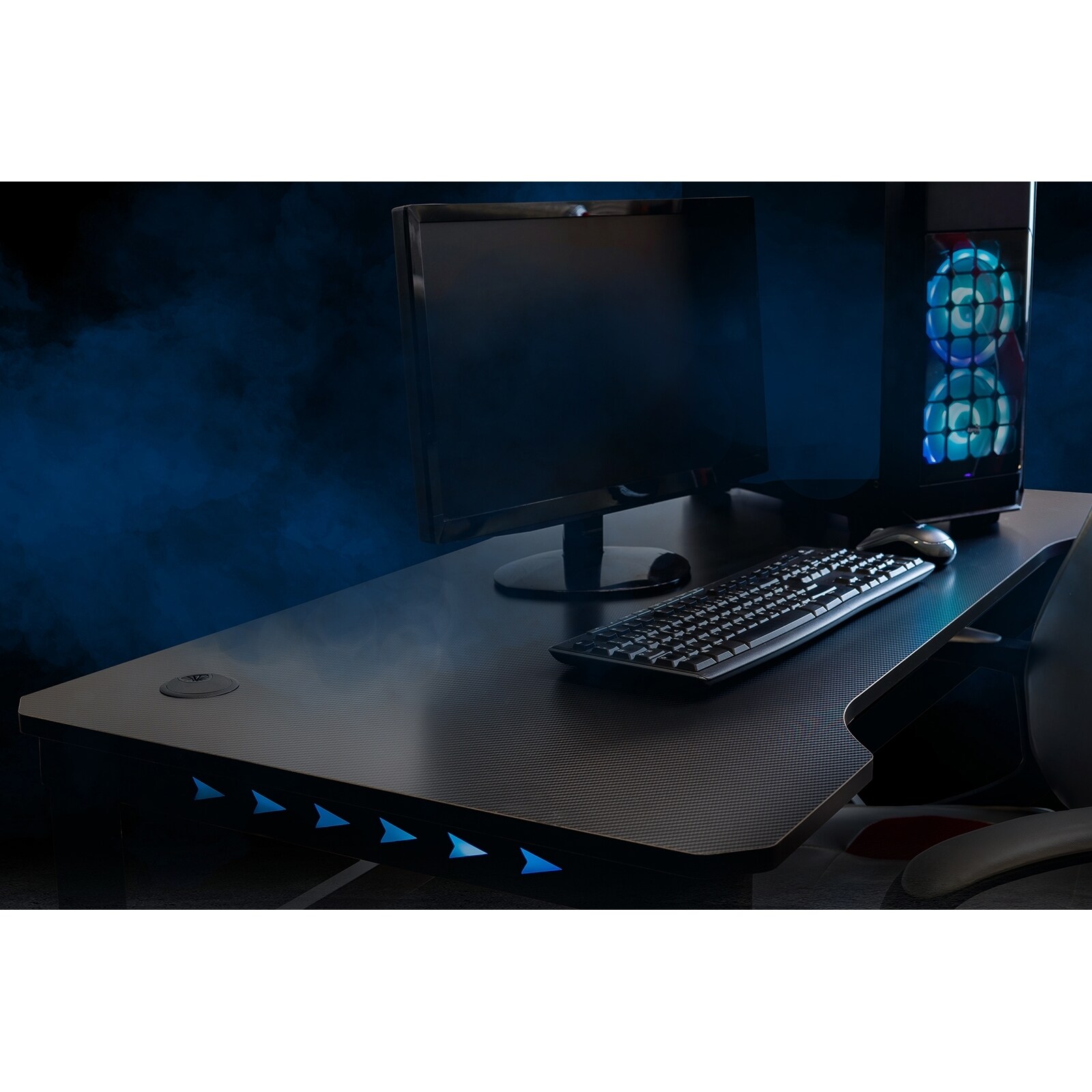 HTI-Living Computertisch Marcel mit LED