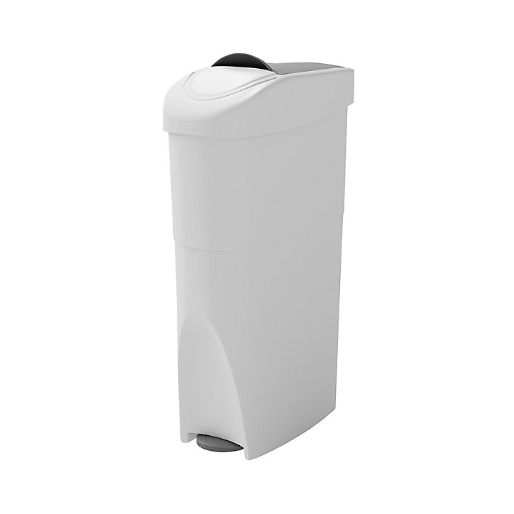Poubelle pour l'hygiène féminine 17L blanc gris GoodHome