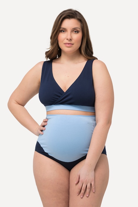 Bellieva-Still-Bustier, Colorblocking, nahtlos, Biobaumwolle