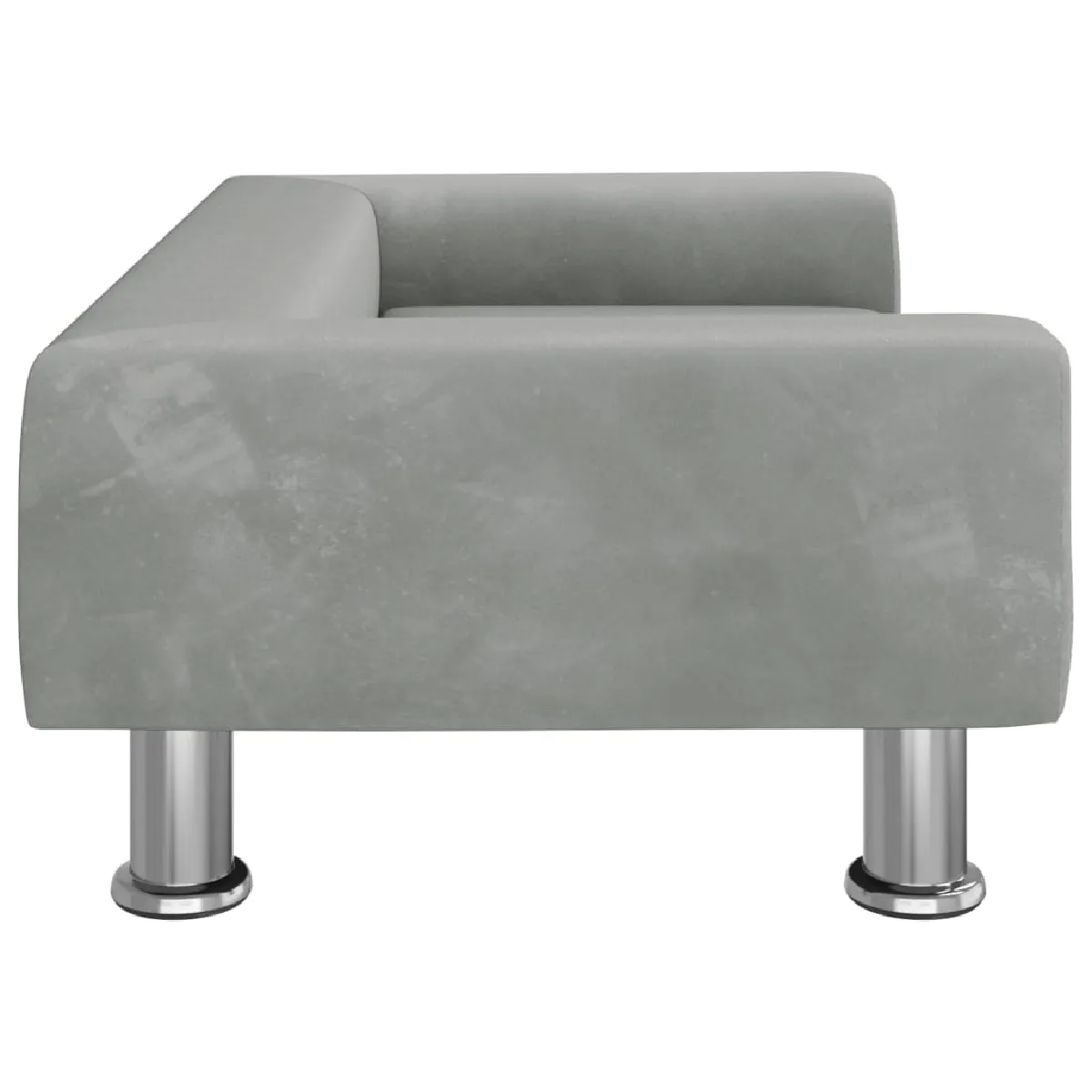 Vidaxl Canapé pour enfants gris clair velours
