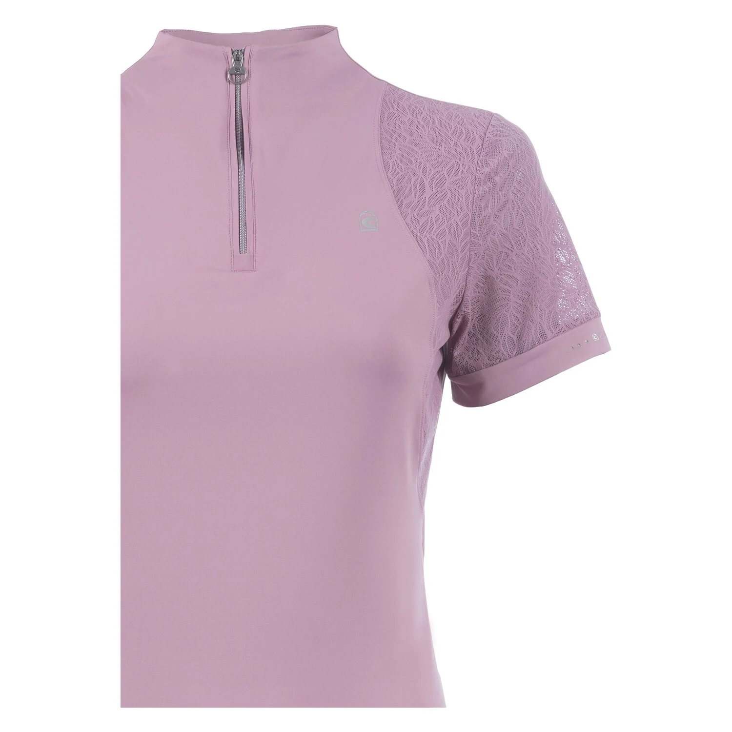 Cavallo Trainingsshirt CAVAL LACE HALFZIP SHIRT - dusty rose