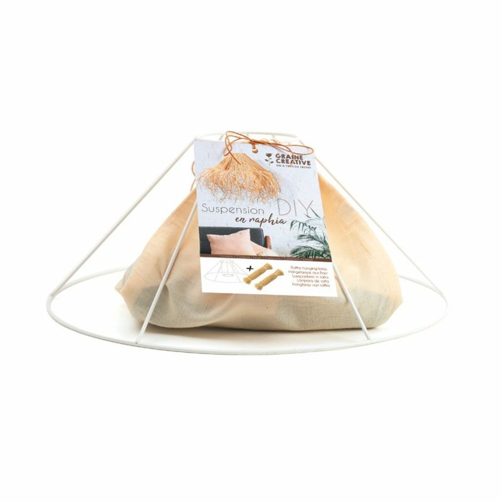 Customiser son abat-jour en raphia - coffret diy