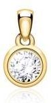 Dames 14k gouden hanger met Diamant