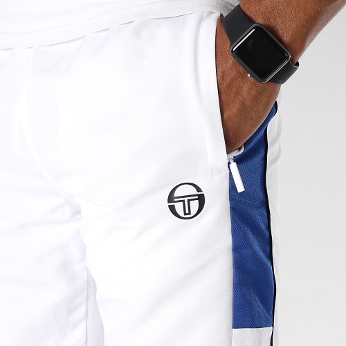 Pantalon Jogging Abita 39145 Blanc Bleu Roi