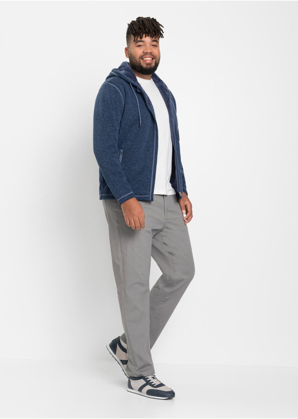 Gilet en maille polaire avec doublure peluche