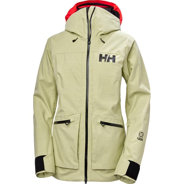 Veste de ski HELLY HANSEN W POWDERQUEEN 3.0 JACKET ICED MATCHA