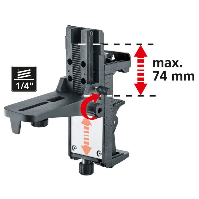 Laserliner CrossGrip Pro Magnetische klem- en wandhouder