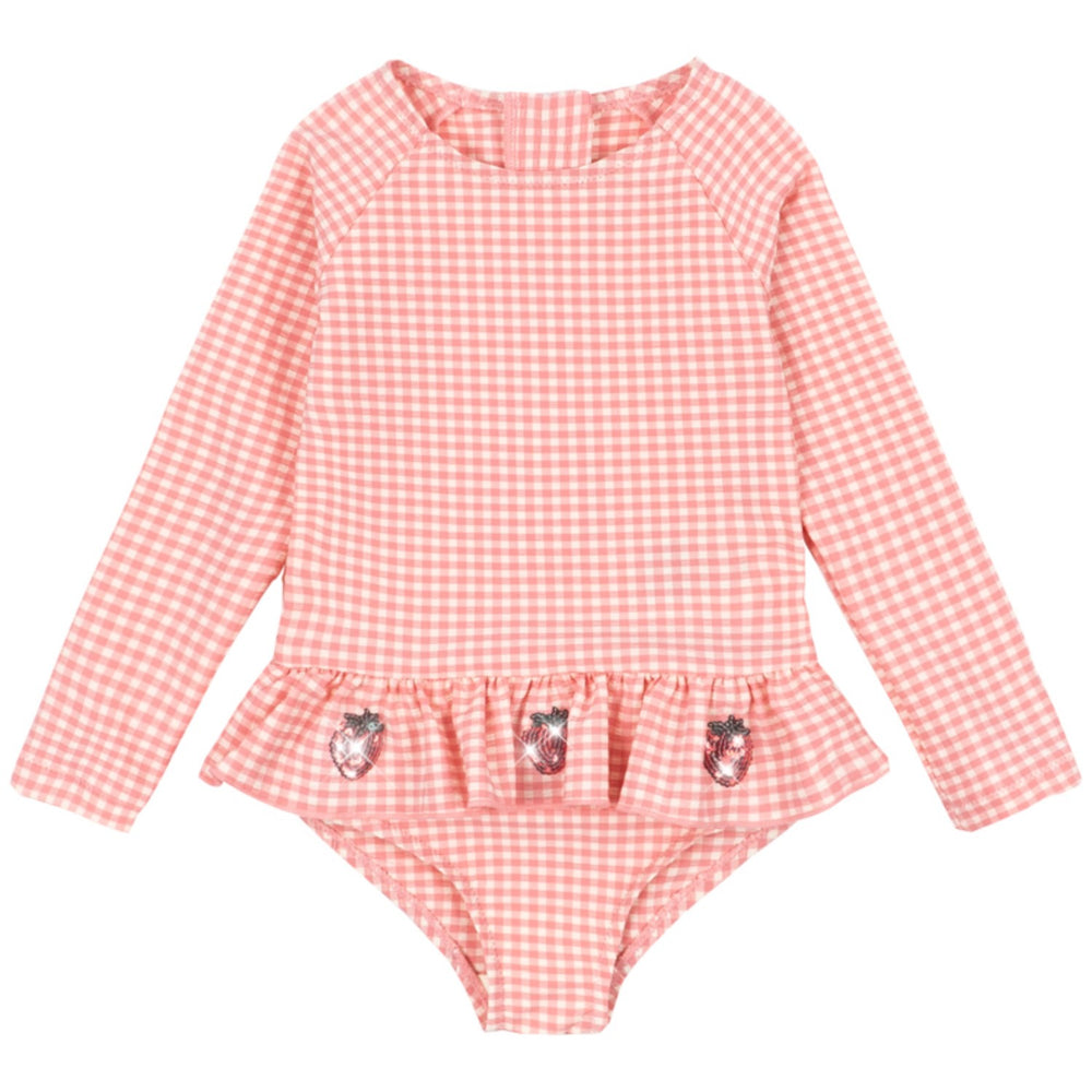 Køb Konges Sløjd Geranium Pink Etta Ls Badedragt