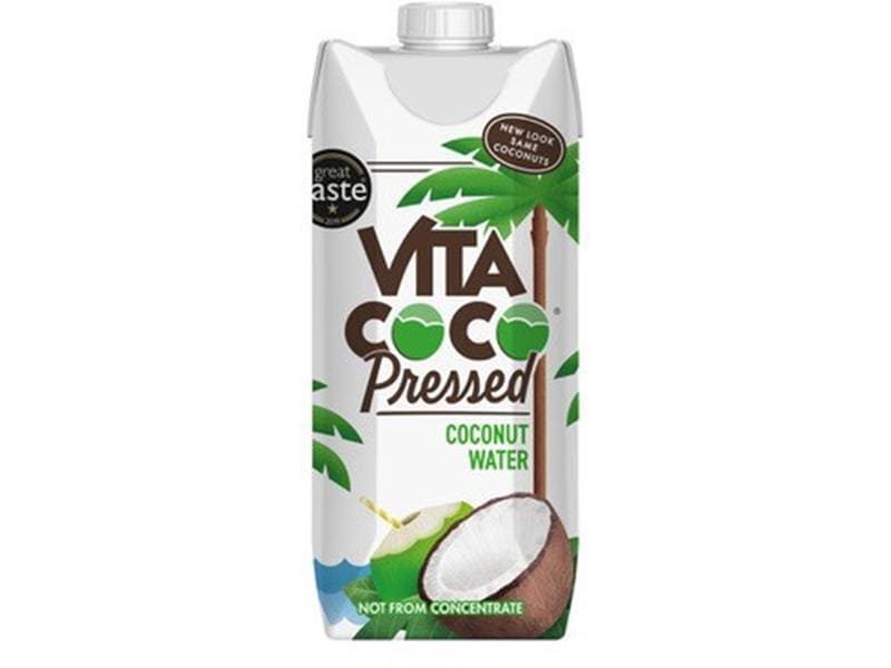 Vita Coco Pressed Coconut water 12 x 0.33 l Kokosnusswasser mit Zusatz von gepresster Kokosnuss