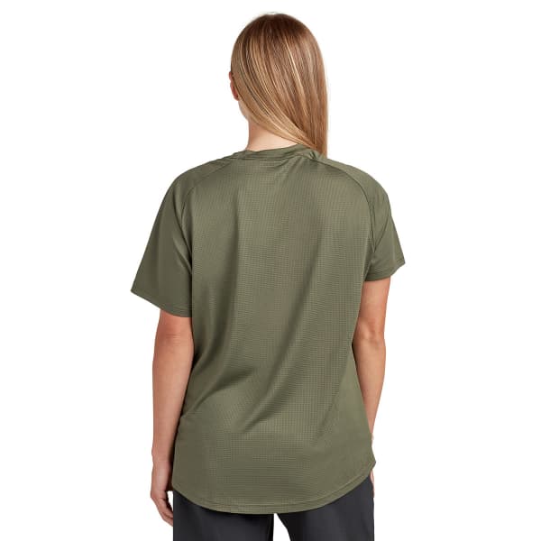 Bons plans textile été DAKINE WOMEN'S SYNCLINE S/S JERSEY CANOPEE GREEN