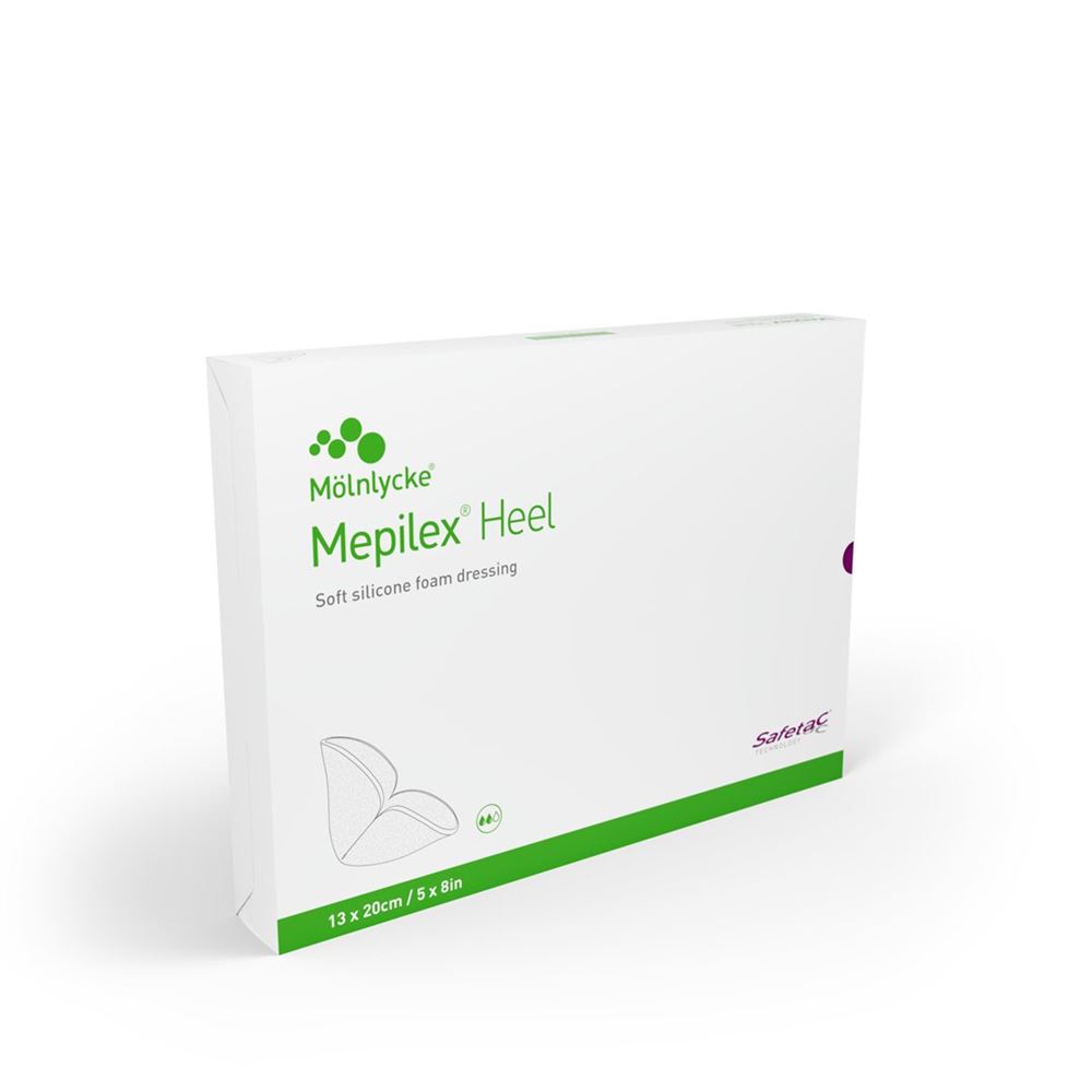 MEPILEX Heel Schaumverband 13x20cm Silikon 5 Stk
