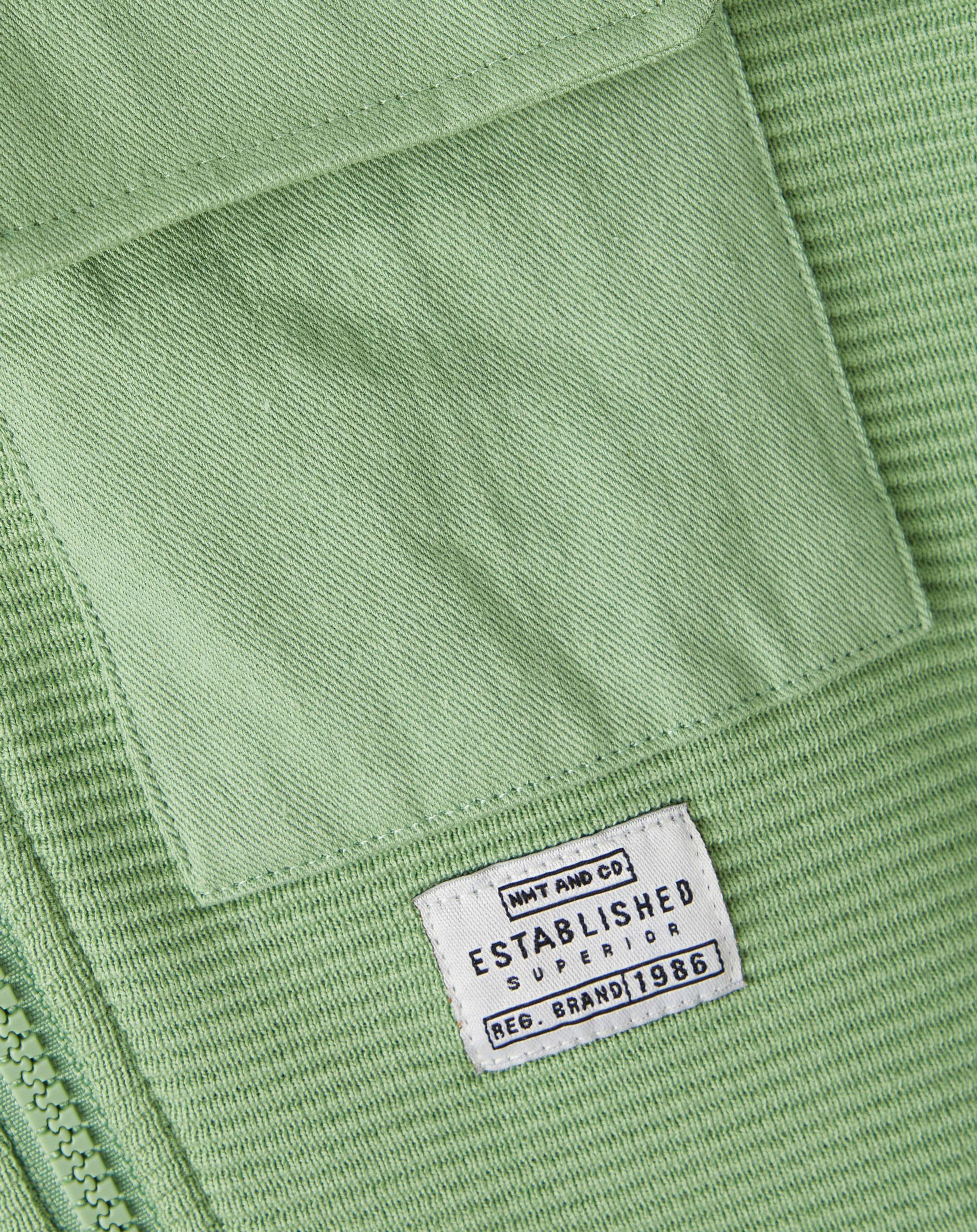 Kapuzen-Sweatjacke NKMDAVE in basil