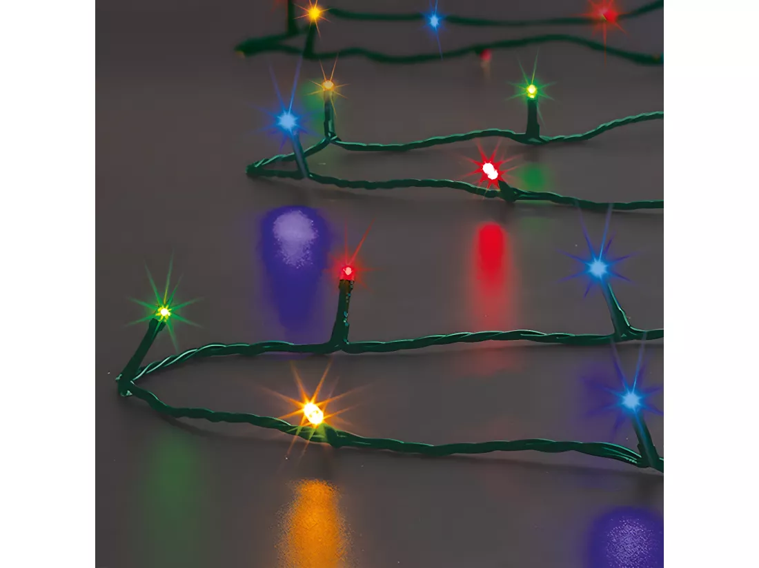 Guirlande Lumineuse Extérieur 30 m 300 LED Multicolore 8 jeux de lumière
