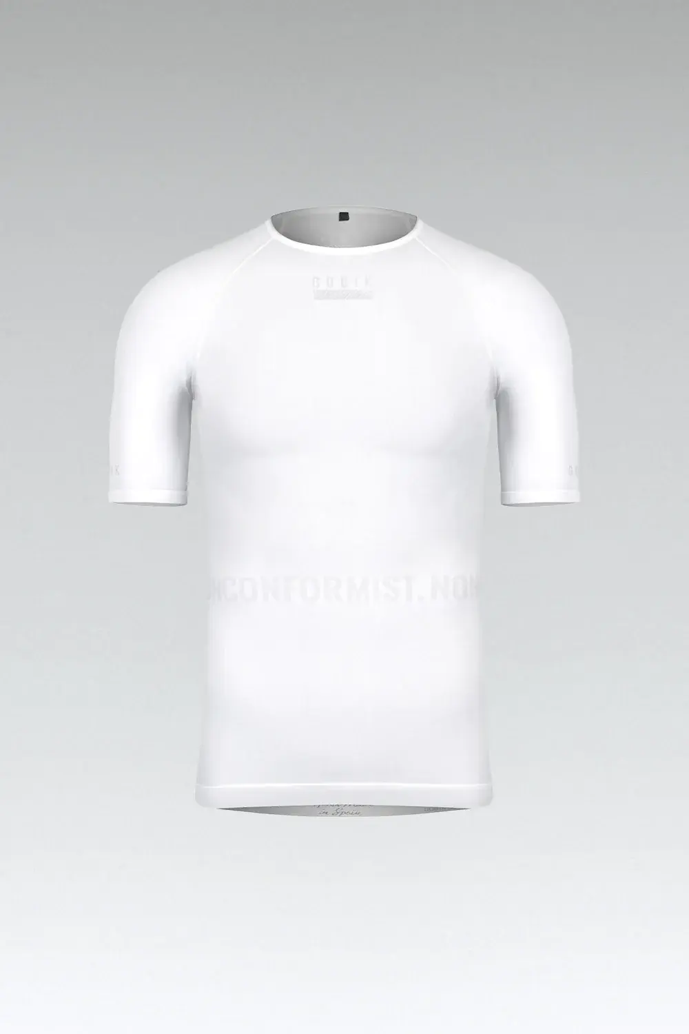 Gobik Limber Skin Ondershirt Korte Mouwen Wit Heren