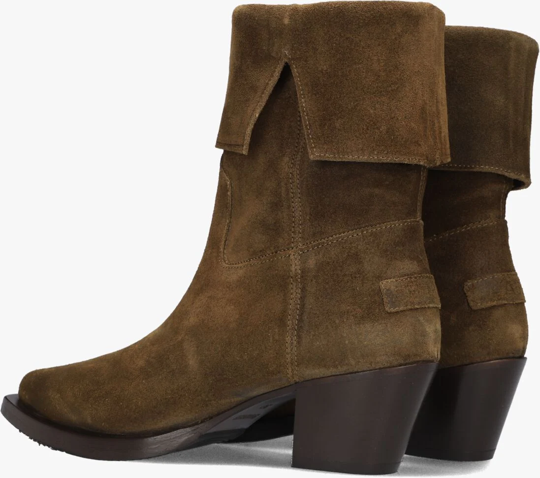 SHABBIES bruine shabbies enkellaarsjes lure mid boot