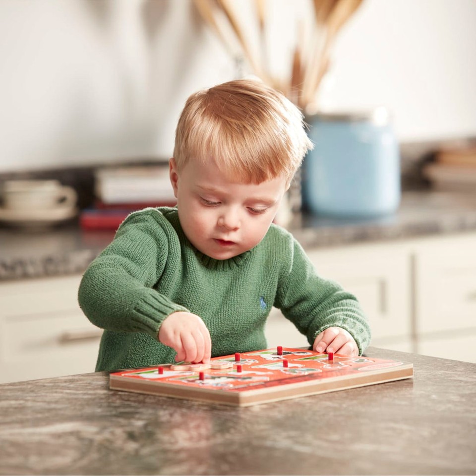 Melissa & Doug - Puslespil med Lyd - Bondegårds Dyr