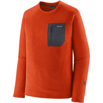 Patagonia R1 Air Crew Langarmshirt Pollinator Orange Herren