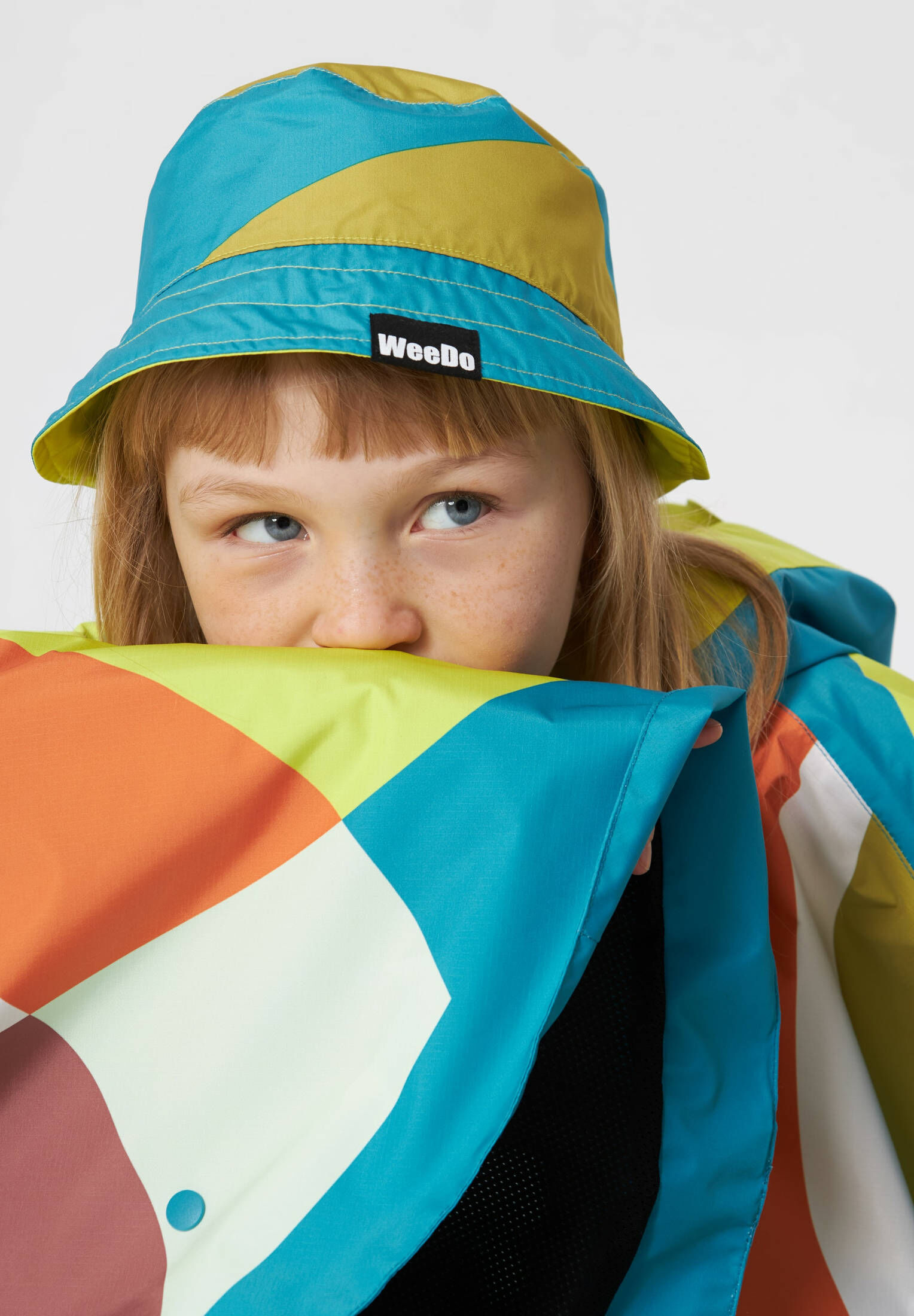 WeeDo| Kinder Fischerhut und Regenhut WOODY Bird