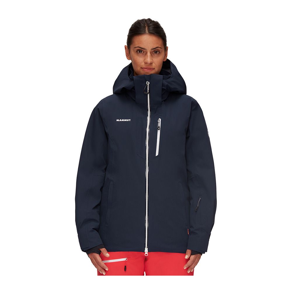 Mammut STONEY HS THERMO - Veste ski Femme marine/white