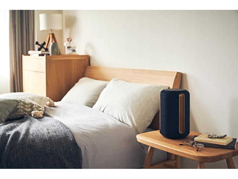 Sony Smart Speaker SRS-RA3000 Schwarz Premium-Lautsprecher für unaufdringlichen raumfüllenden Klang