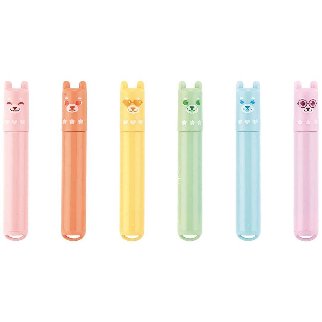 Ooly markeerstiften beary sweet met geur - 6st