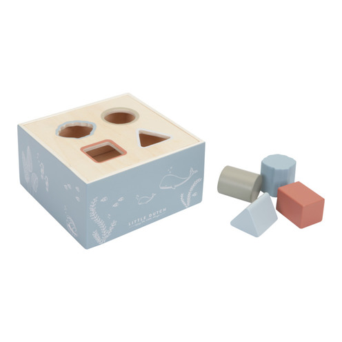 Boîte à formes Océan Bleu - LITTLE DUTCH