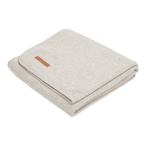 Couverture d'été de lit bébé 100x140 Pure Gris - LITTLE DUTCH
