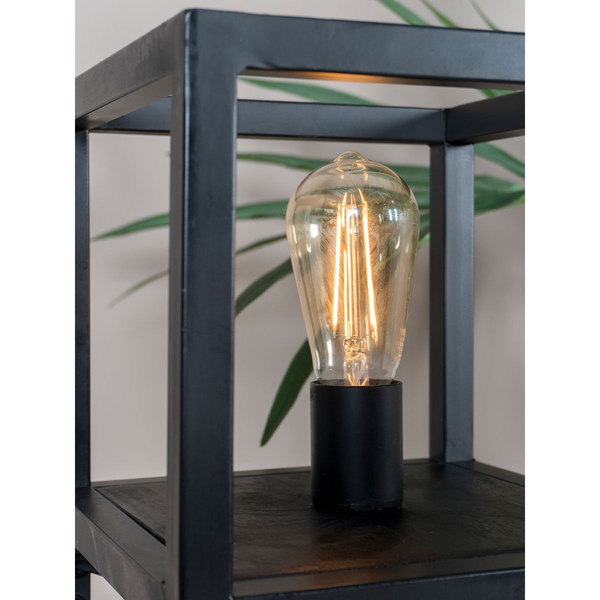 Tafellamp vintage zwart