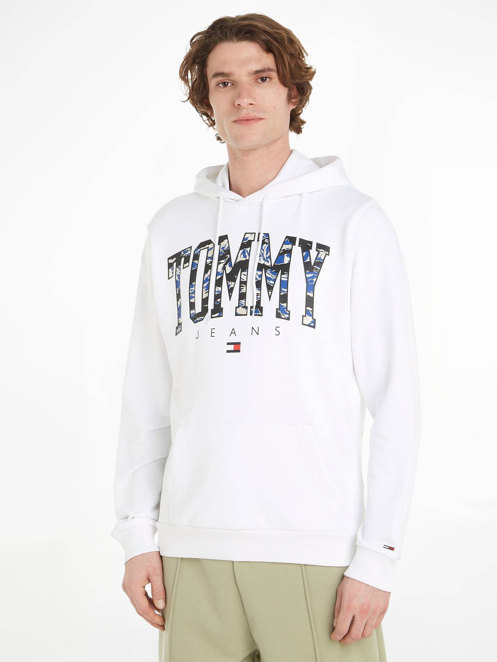 Tommy Jeans| Herren Hoodie TJM REG CAMO NEW VRSTY HOODIE