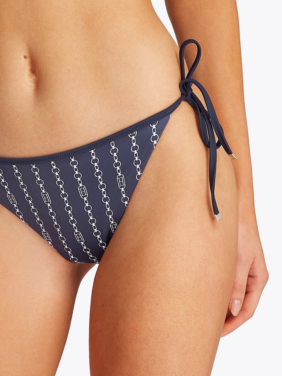 TOMMY HILFIGER<br>Calcinha de biquíni cavada TH Essentials