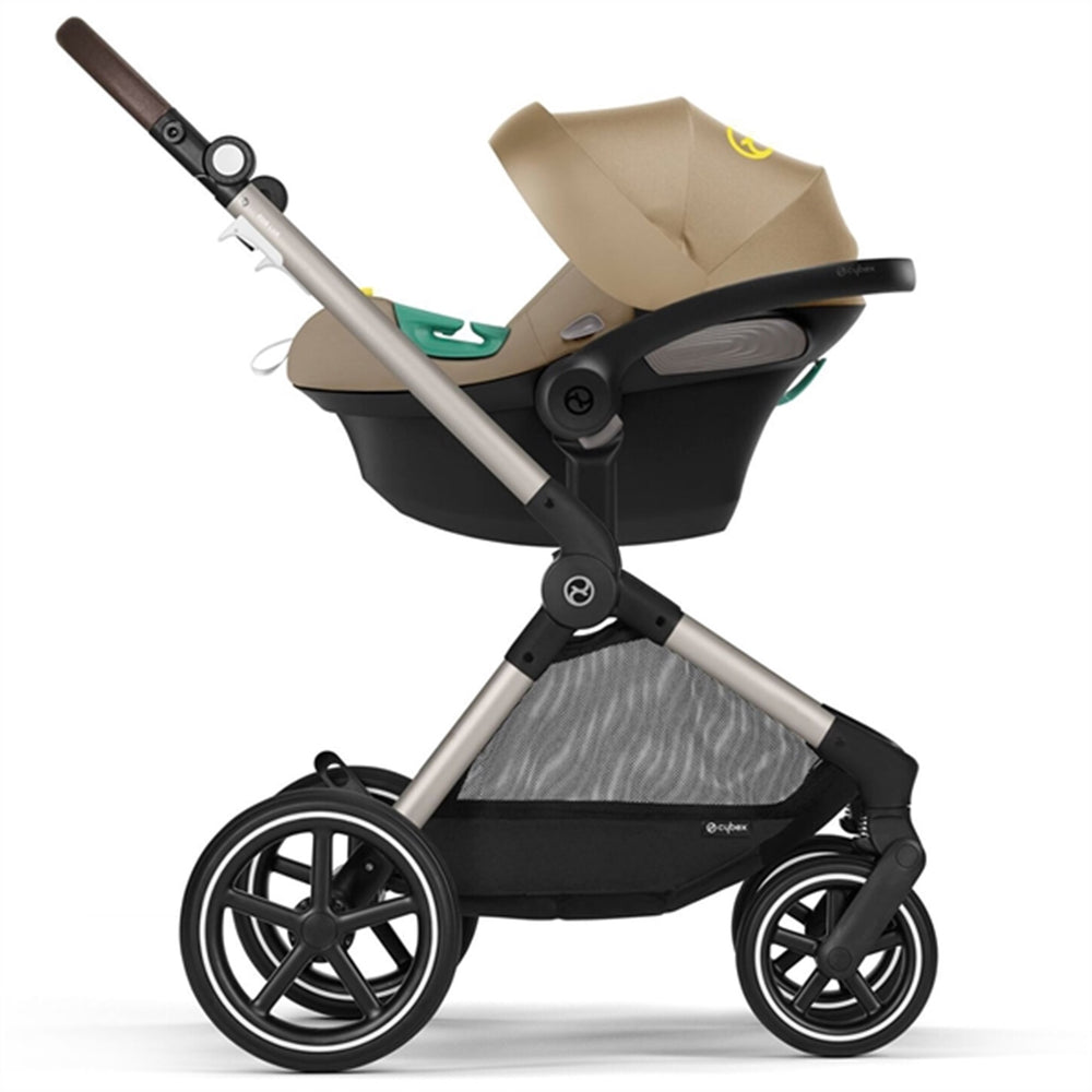 Køb Cybex Eos Lux 2-i-1 Klapvogn Seashell Beige