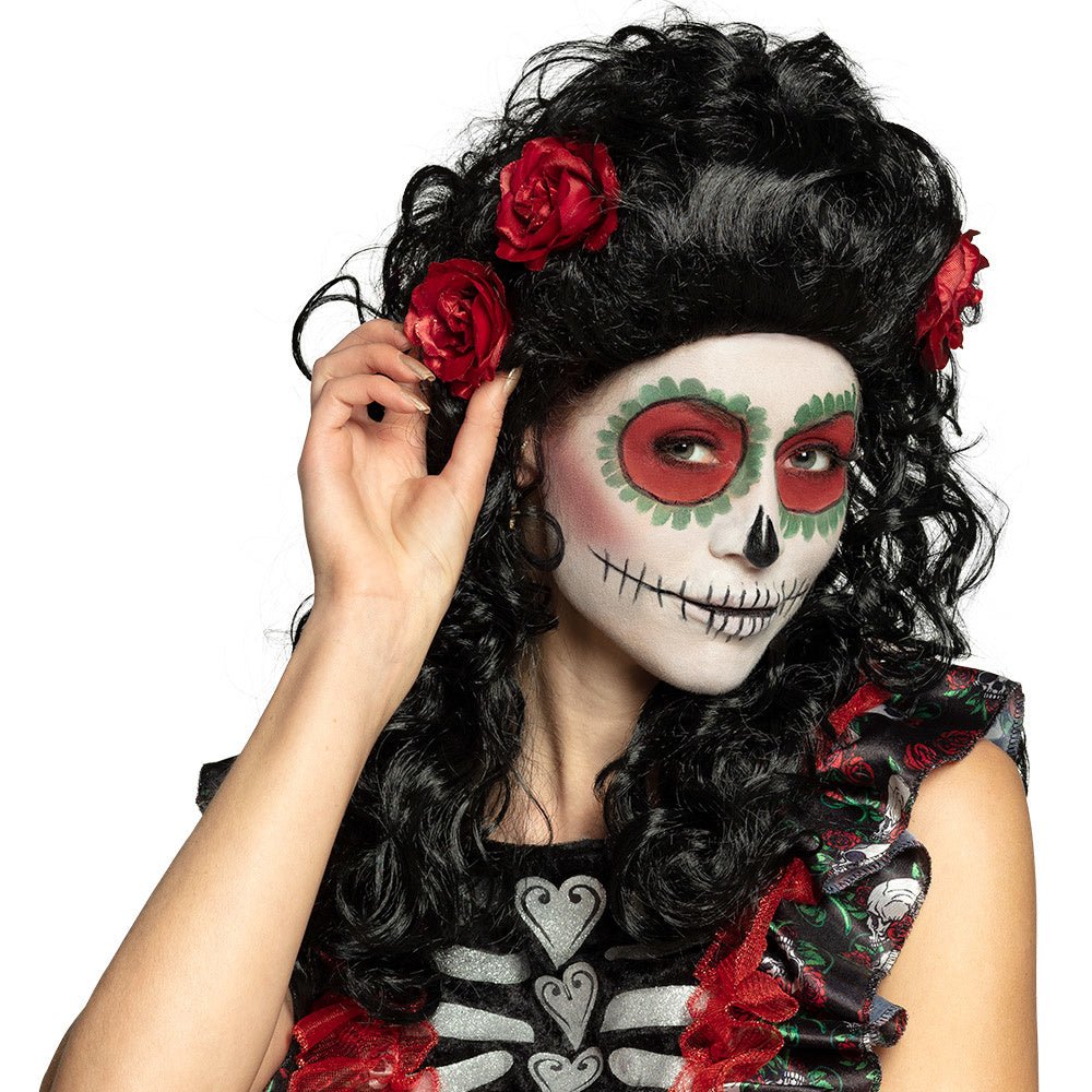 Halloween Pruik Catrina
